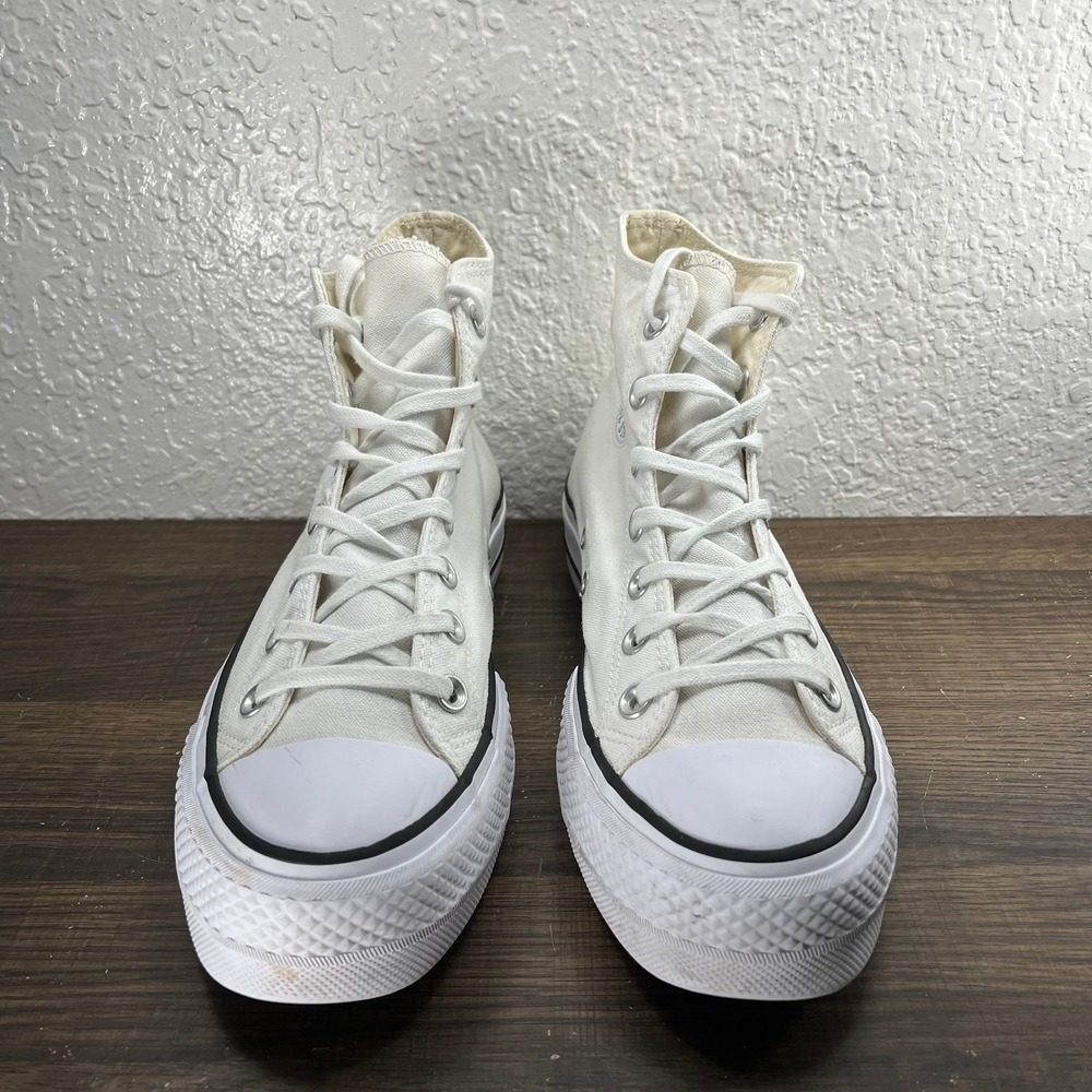 Converse Chuck Taylor All Star Lift Platform High Top Women's White Shoes - W 8 - Picture 5 of 9